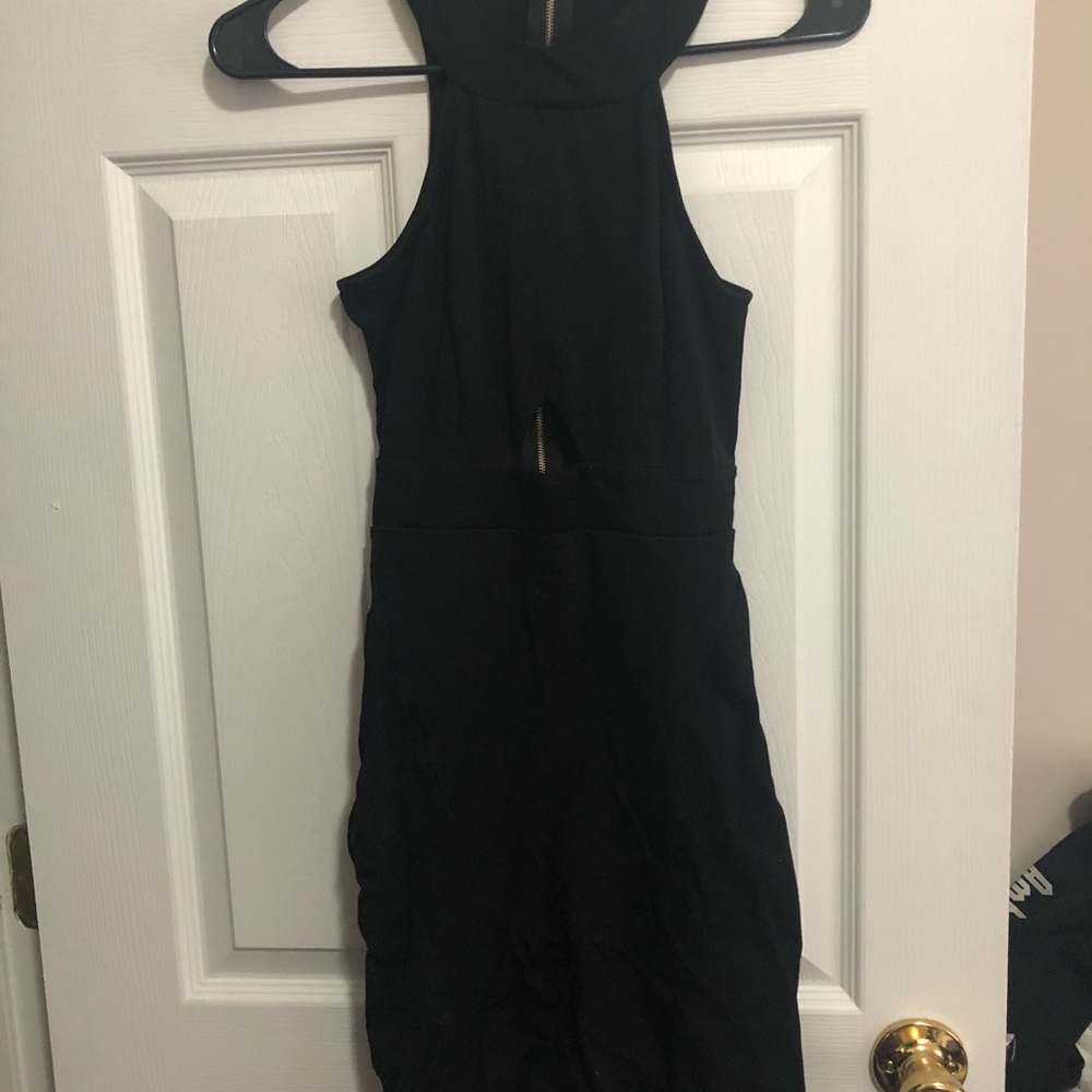 Black Midi Bodycon Dress